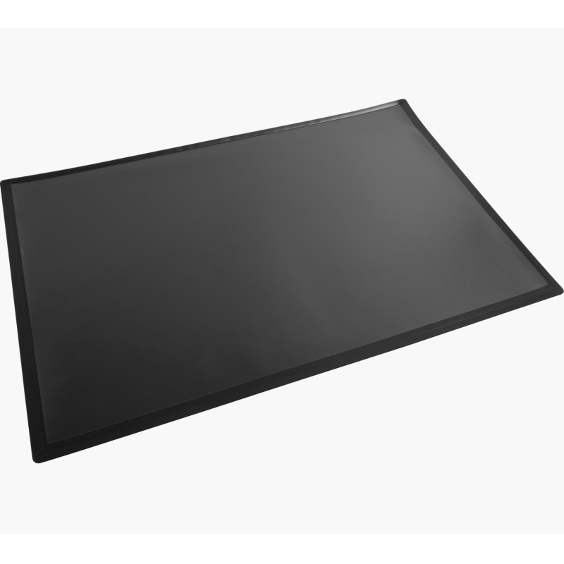 Коврик на стол Exacompta 57,5х37,5см черный с прозрачным листом 29781E