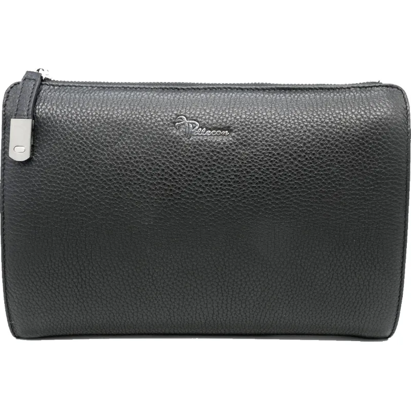 Клатч мужской Пеллекон черный арт.102-33424-1