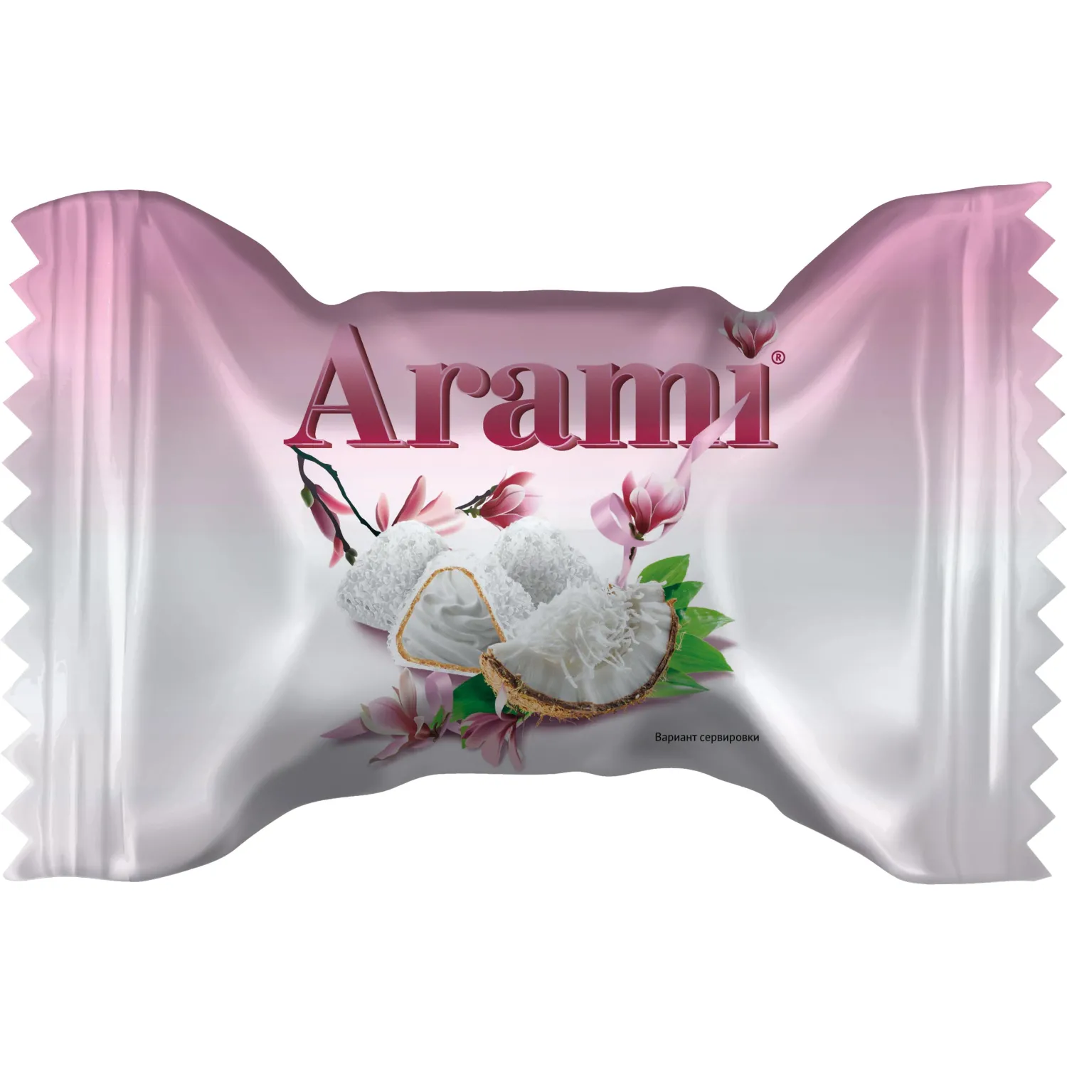 Конфеты Arami Essen вафельные с кокосовой стружкой, пакет 500г