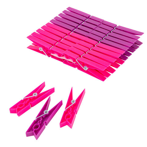 Прищепки бельевые 7,8 см, КОМПЛЕКТ 20 штук, пластик, ассорти, PRIMILA (ПРИМИЛА) ORIGINAL, 700511