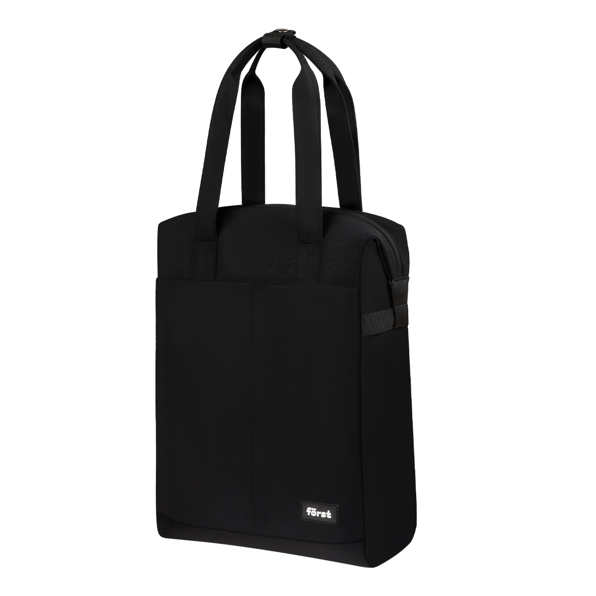 Рюкзак Först F-Casual "Dark Black" 42*28,5*12,5см, 1 отделение, 1 карман, уплотненная спинка