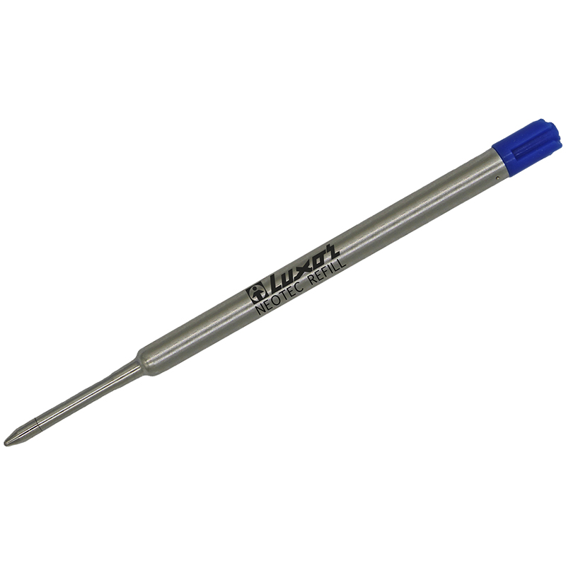 Стержень шариковый объемный Luxor синий, 99мм, 1,0мм, метал. корпус