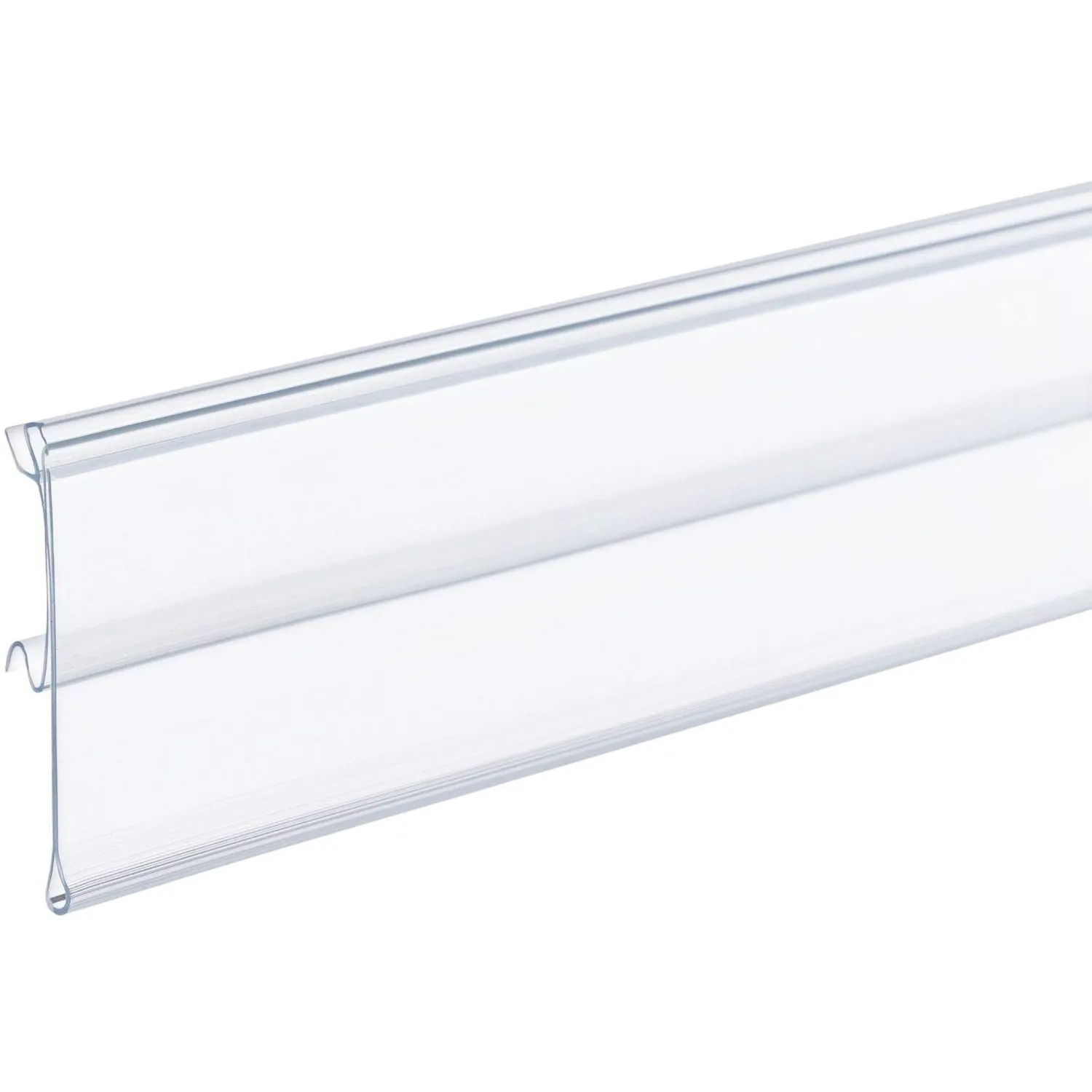 Ценникодержатель полочный HSAC 39х1238мм, прозрач.,10шт/уп (Лукойл)