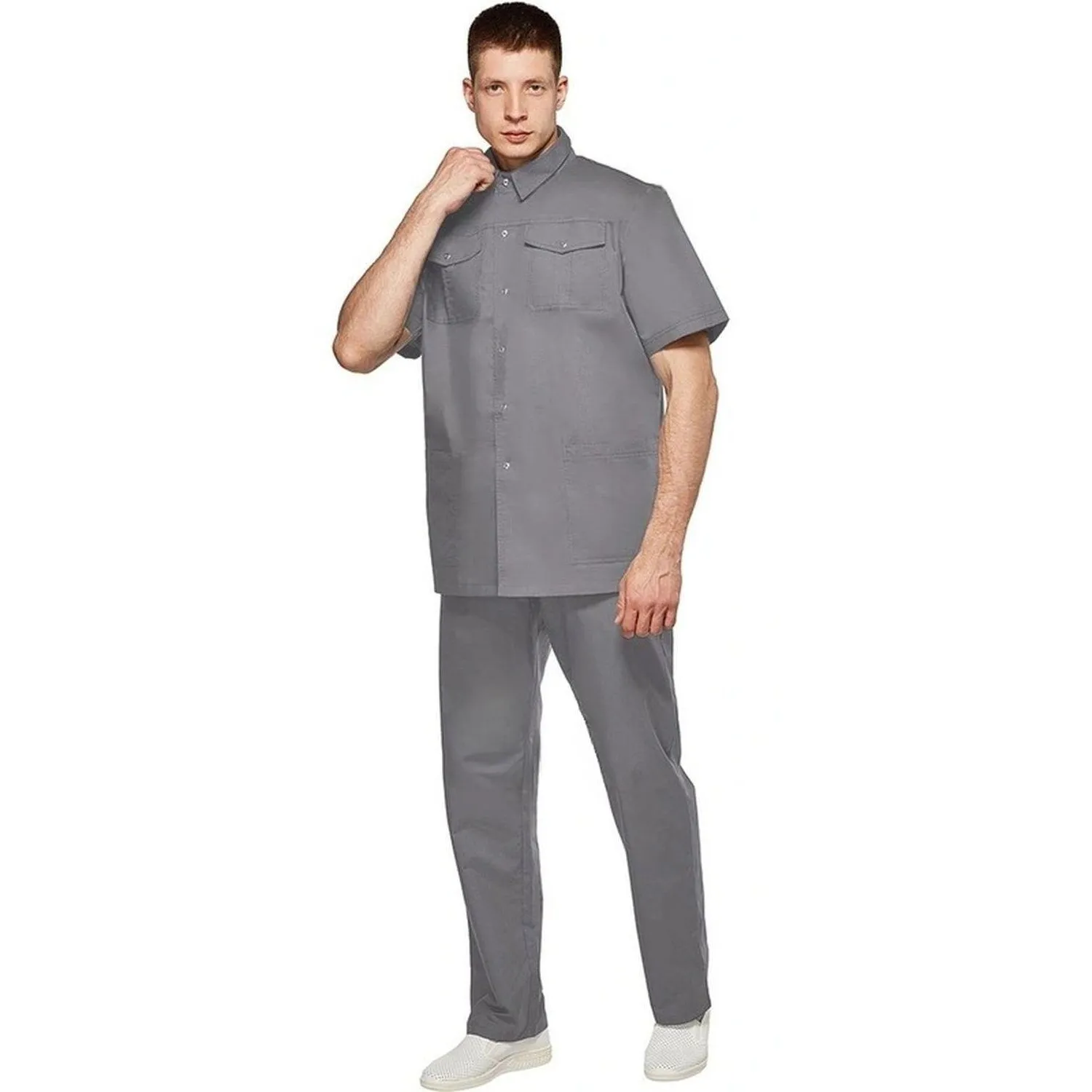 Костюм муж (куртка, бр) у26 сер 104/174-182