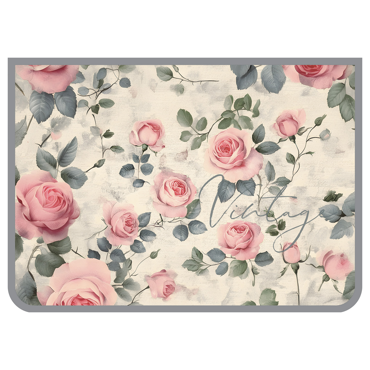 Папка с ручками А4 ArtSpace "Vintage", пластик, на молнии, 75мм