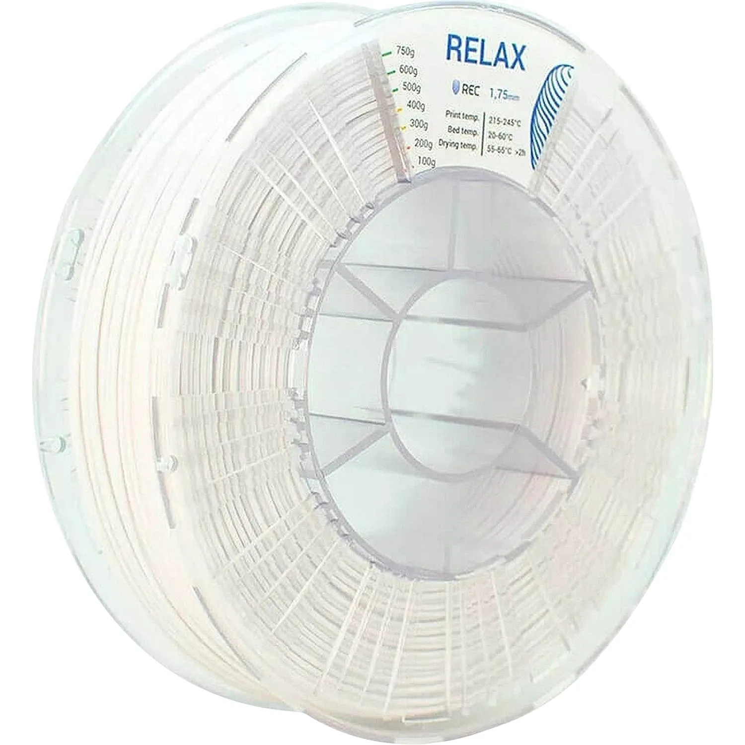 Катушка RELAX пластик REC 1.75мм белый