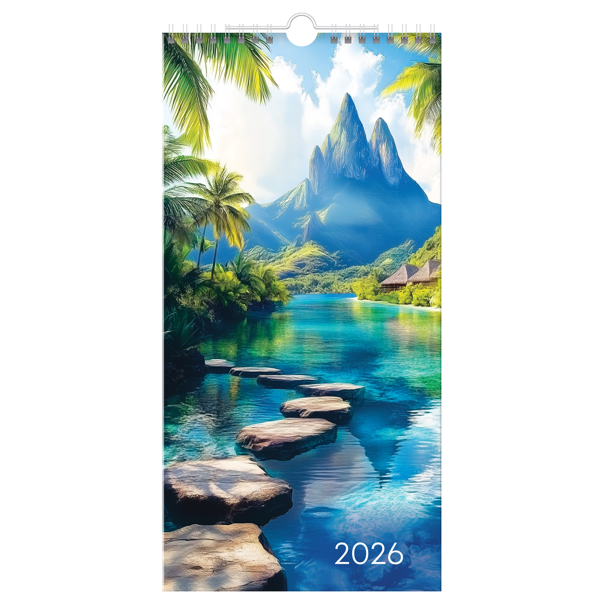 Календарь настенный перекидной на гребне, 170*340 мм 6л. BG "Природа", 2026г.