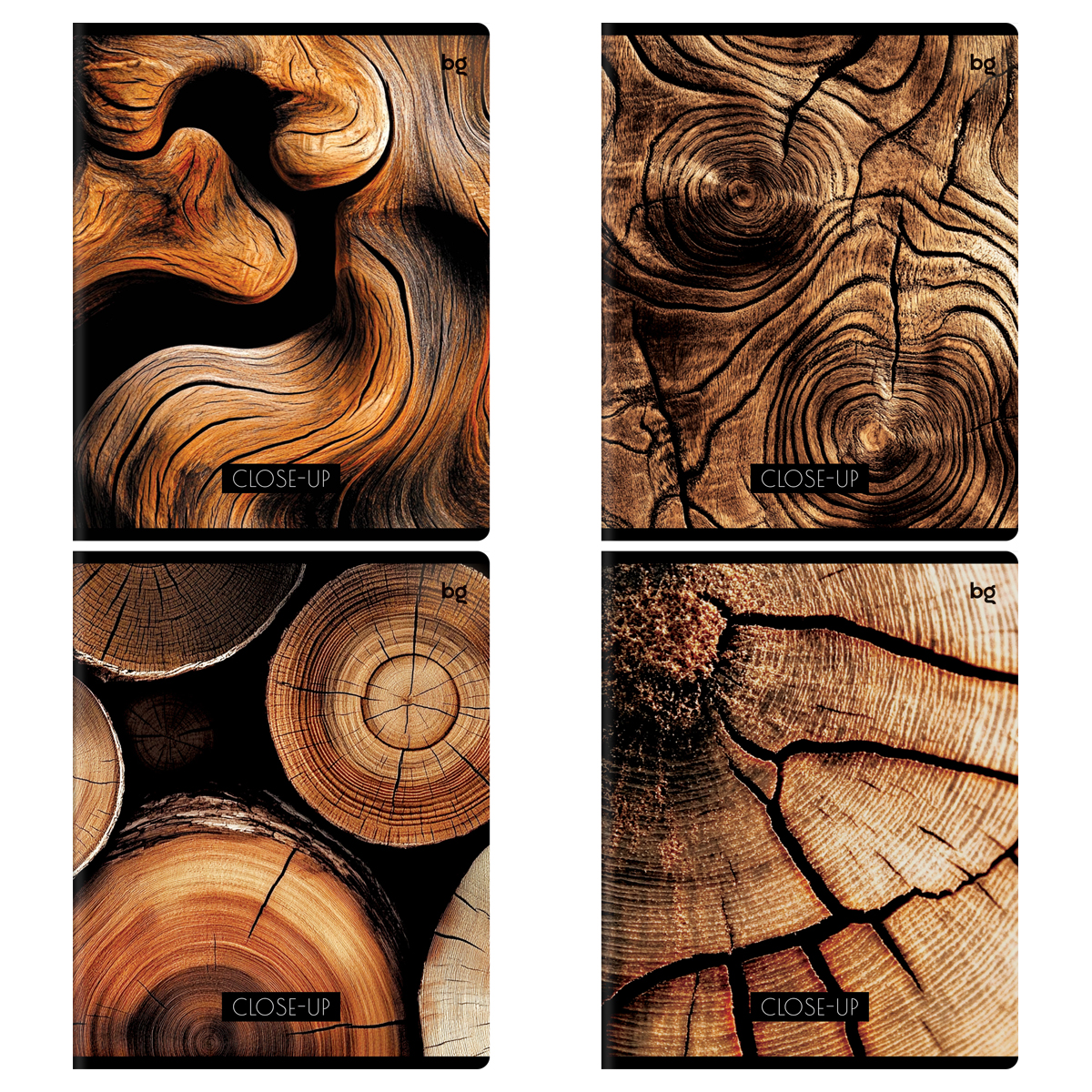 Тетрадь 48л., А5, клетка BG "Close-up", выборочный лак