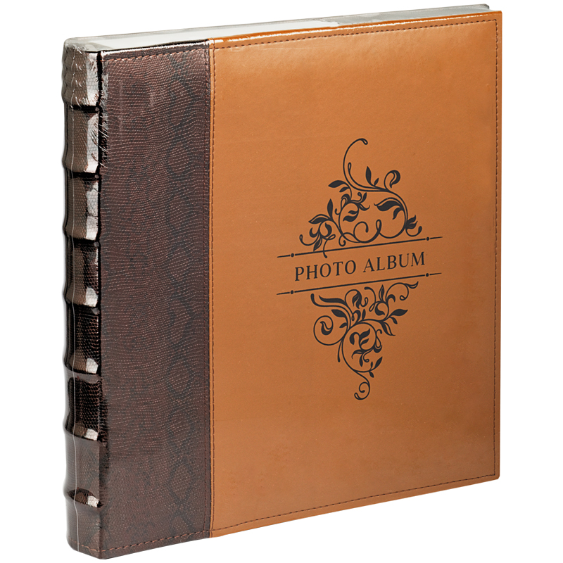 Фотоальбом 500 фото 10*15см, ArtSpace "Flourish", PU кожа, ПП карман