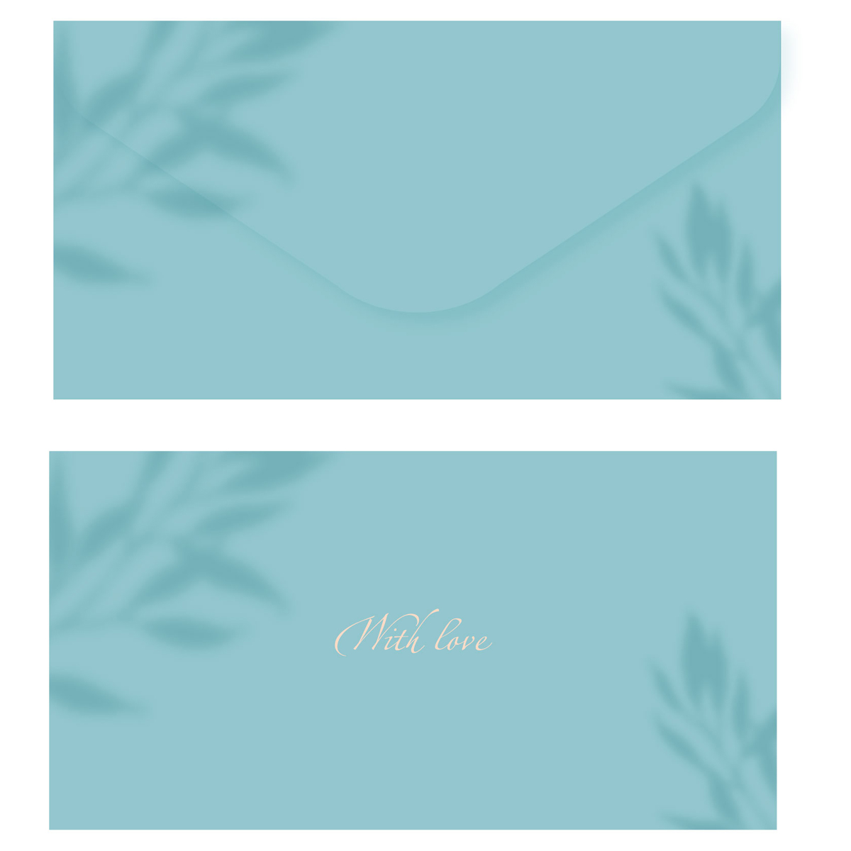 Конверт для денег MESHU "Aquamarine", 85*164мм, Soft touch, фольга