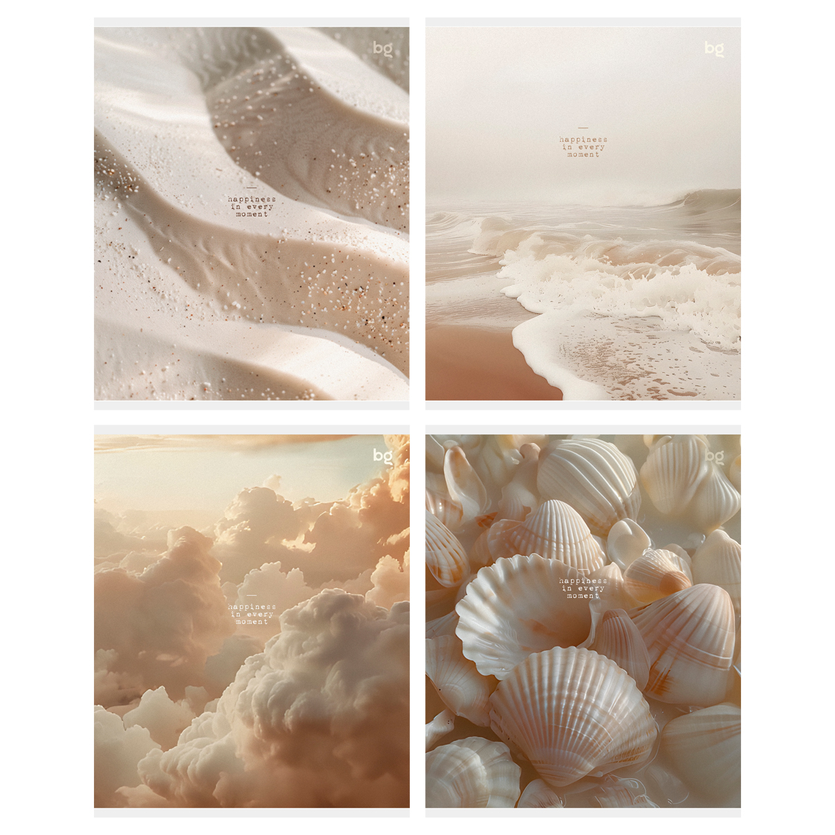 Тетрадь 48л., А5, клетка BG "В моменте", soft-touch ламинация