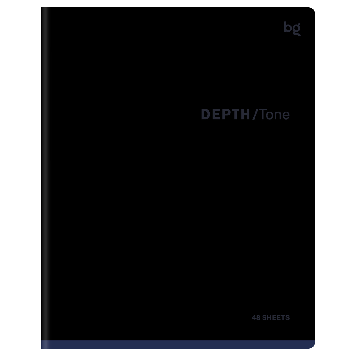 Тетрадь 48л., А5, клетка BG "Глубь", "софт-тач" ламинация