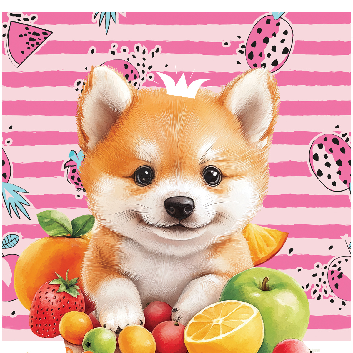 Мешок для обуви 1 отделение ArtSpace "Cute animals", 340*420мм, карман