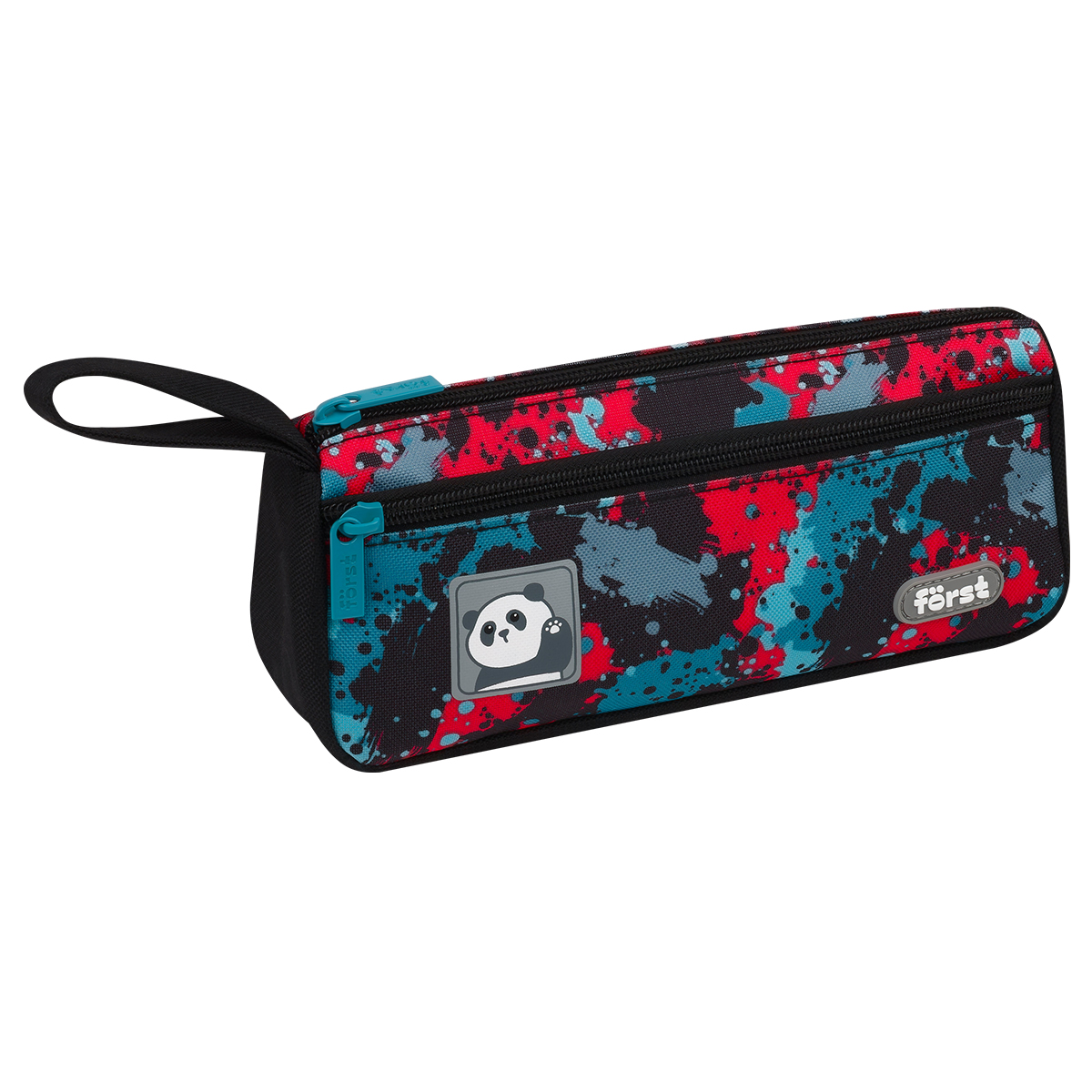 Пенал мягкий 1 отделение, 1 карман, 220*100*60 Först "Sweet panda", текстиль