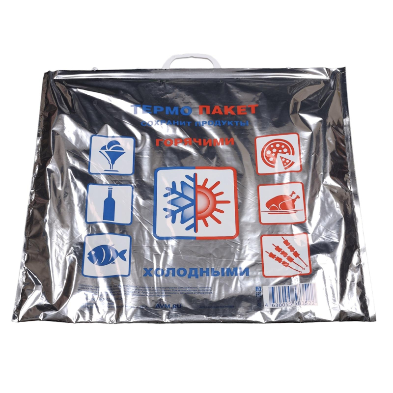 Термопакет СНЕЖИНКА 60x55 см 3-х слойный Мет/Вспен/Пленка