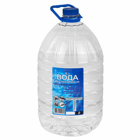 Вода дистиллированная 5л, ш/к 01064