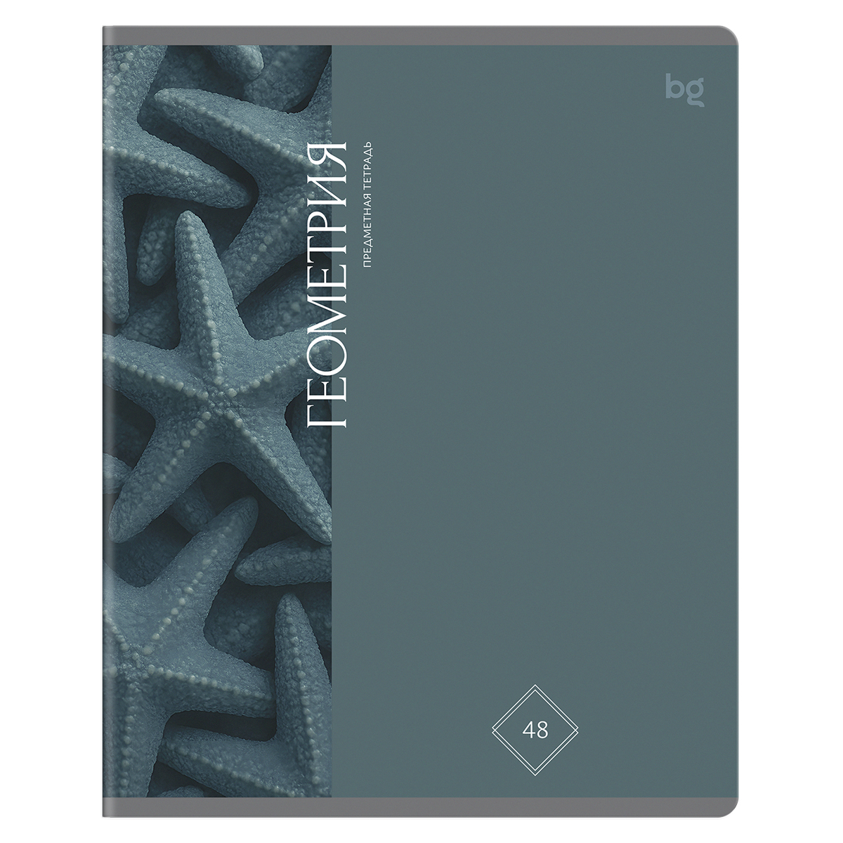 Тетрадь предметная 48л. BG "Гармония знаний" - Геометрия, soft-touch ламинация