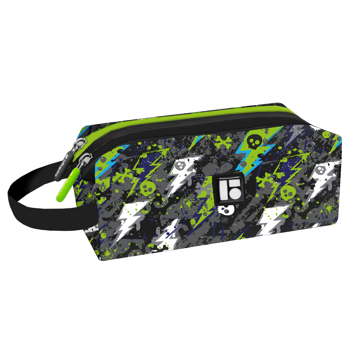 Пенал 2 отделения, 200*80*90 Berlingo "Hazard", полиэстер