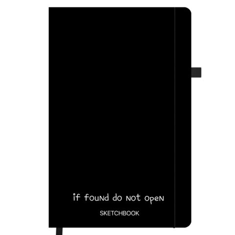 Скетчбук, белая бумага 140 г/м2, 130х210 мм, 80 л., софт-тач, резинка, BRAUBERG ART CLASSIC, "Секрет", 117777