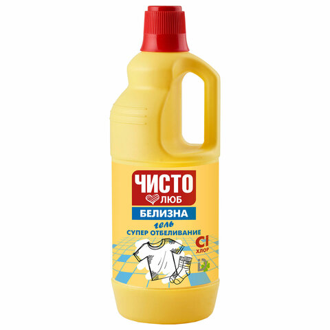 Средство для отбеливания, дезинфекции и уборки 1л ЧИСТОЛЮБ, гель, 2300039