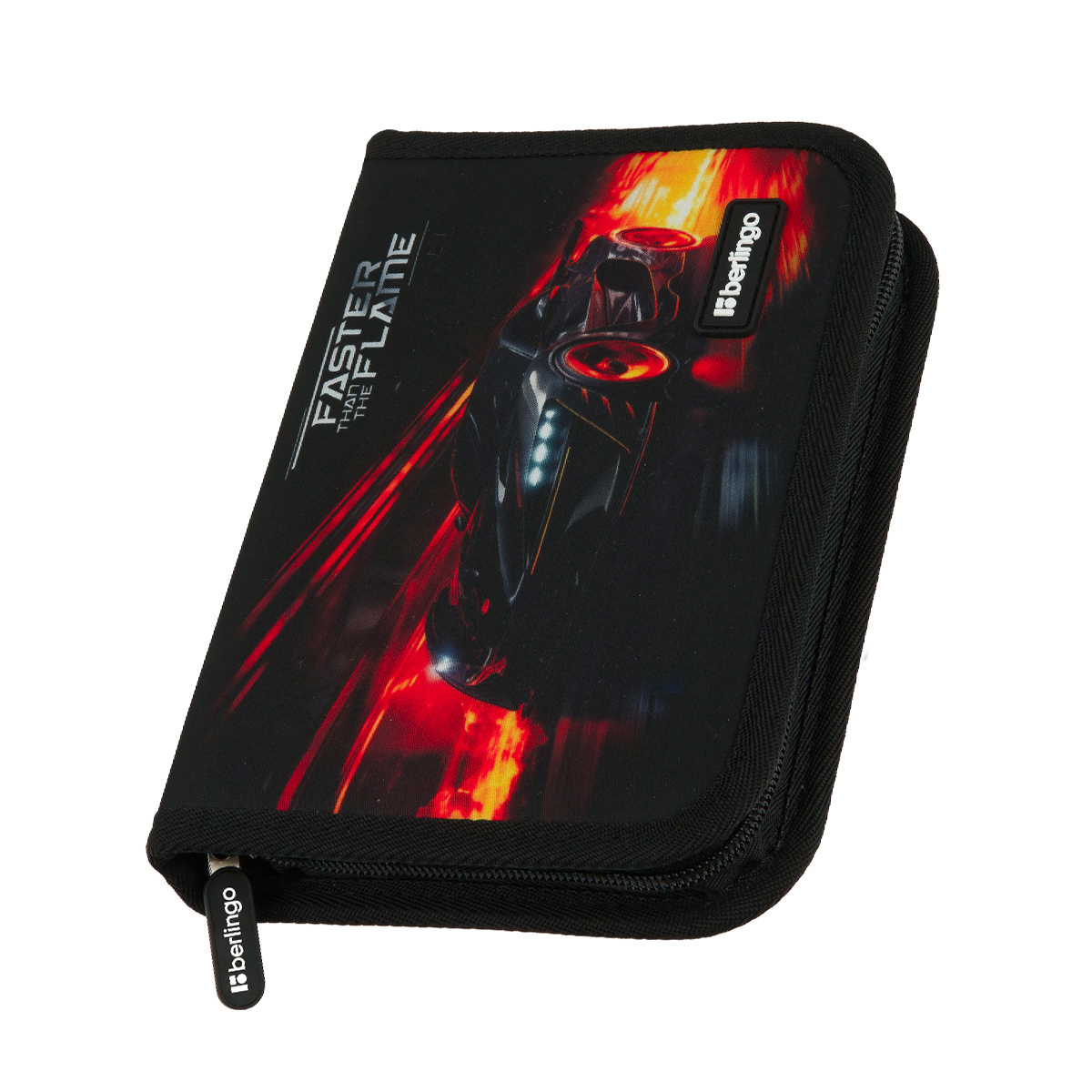 Пенал 1 отделение, 200*140*40 Berlingo "Faster Than The Flame", дополнительная откидная секция, полиэстер