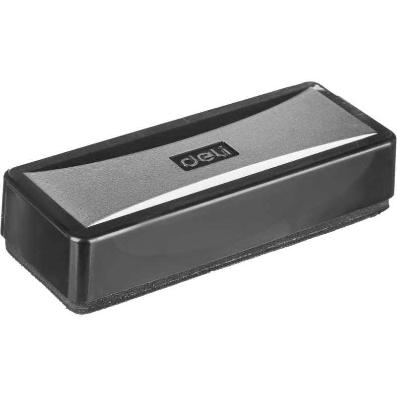 Губка-стиратель для досок Deli Universal E7834 12х4.5х2.5см черный