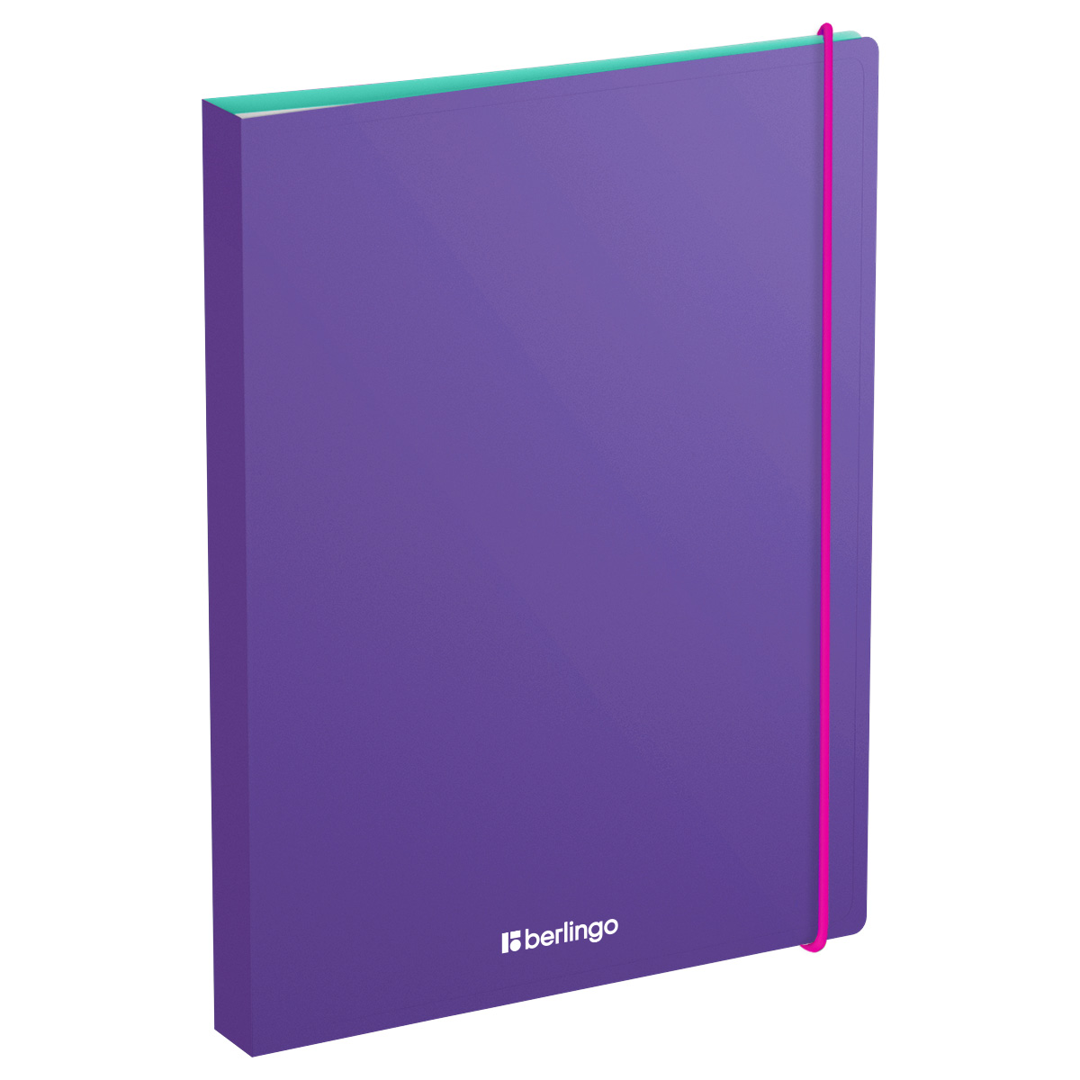 Папка с 60 вкладышами Berlingo "Raze" А4, 30мм, 600мкм, с внутр. карманом, фиолетовая, софт-тач