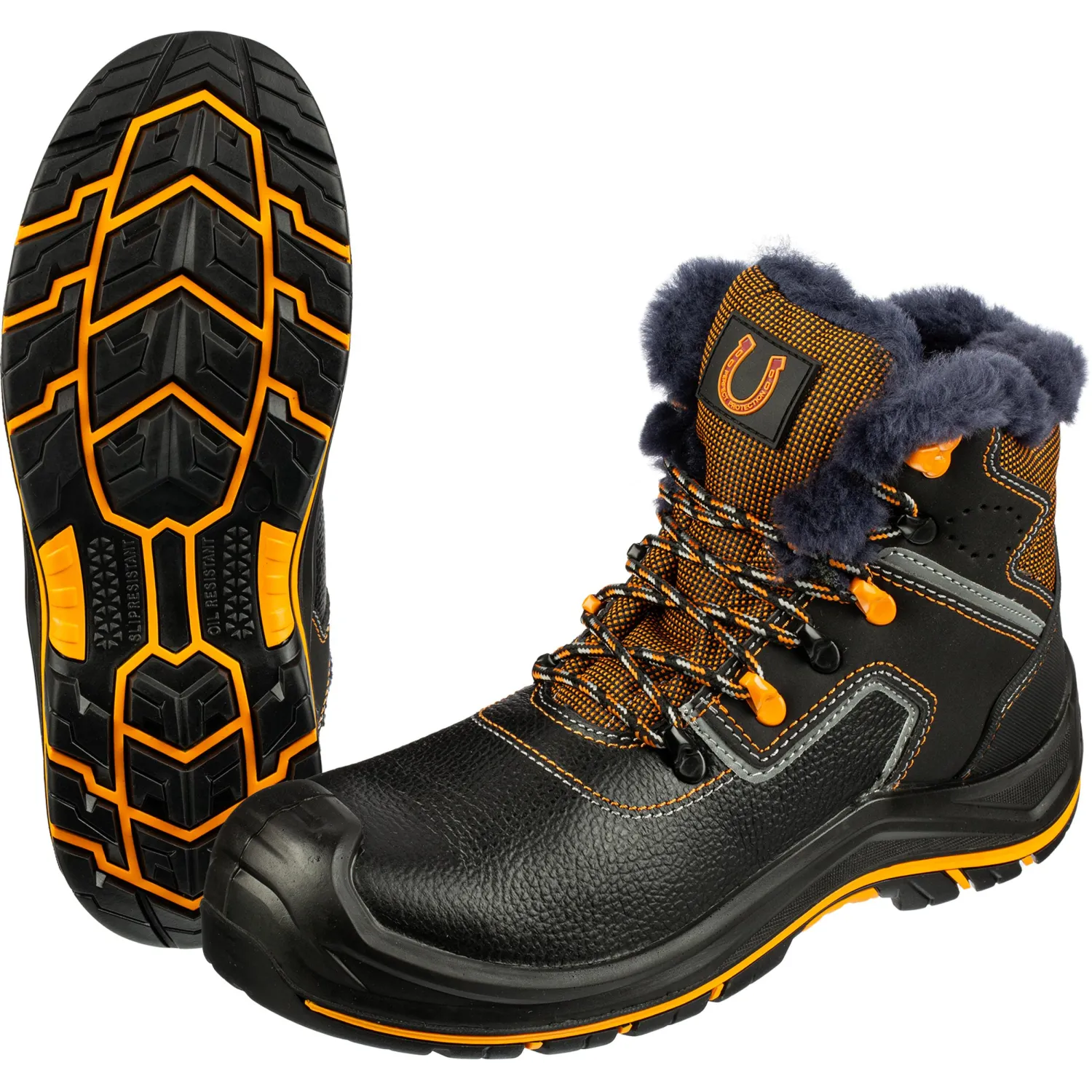 Ботинки PERFECT PROTECTION ПУ/НР с ПП и МС утепленные р.48 (111732)