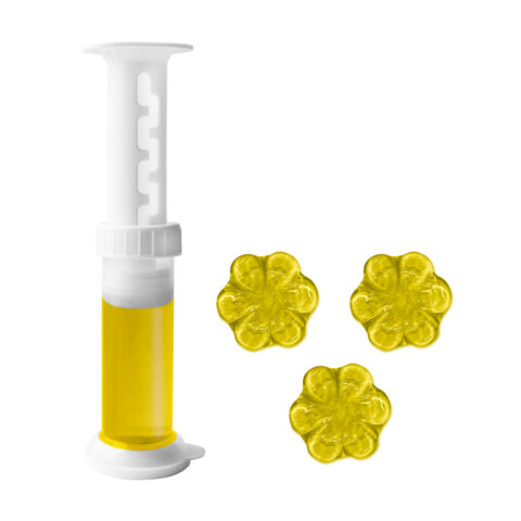 Диски гелевые для унитаза 44г LAIMA "Лимон", 8 штук, 609795