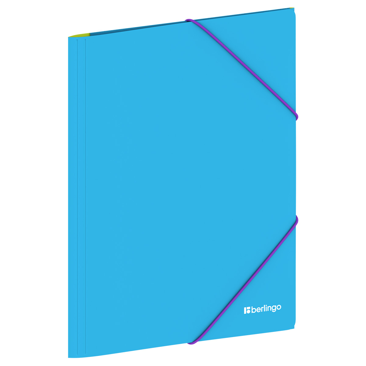 Папка на резинке Berlingo "Raze" А4, 600мкм, голубая