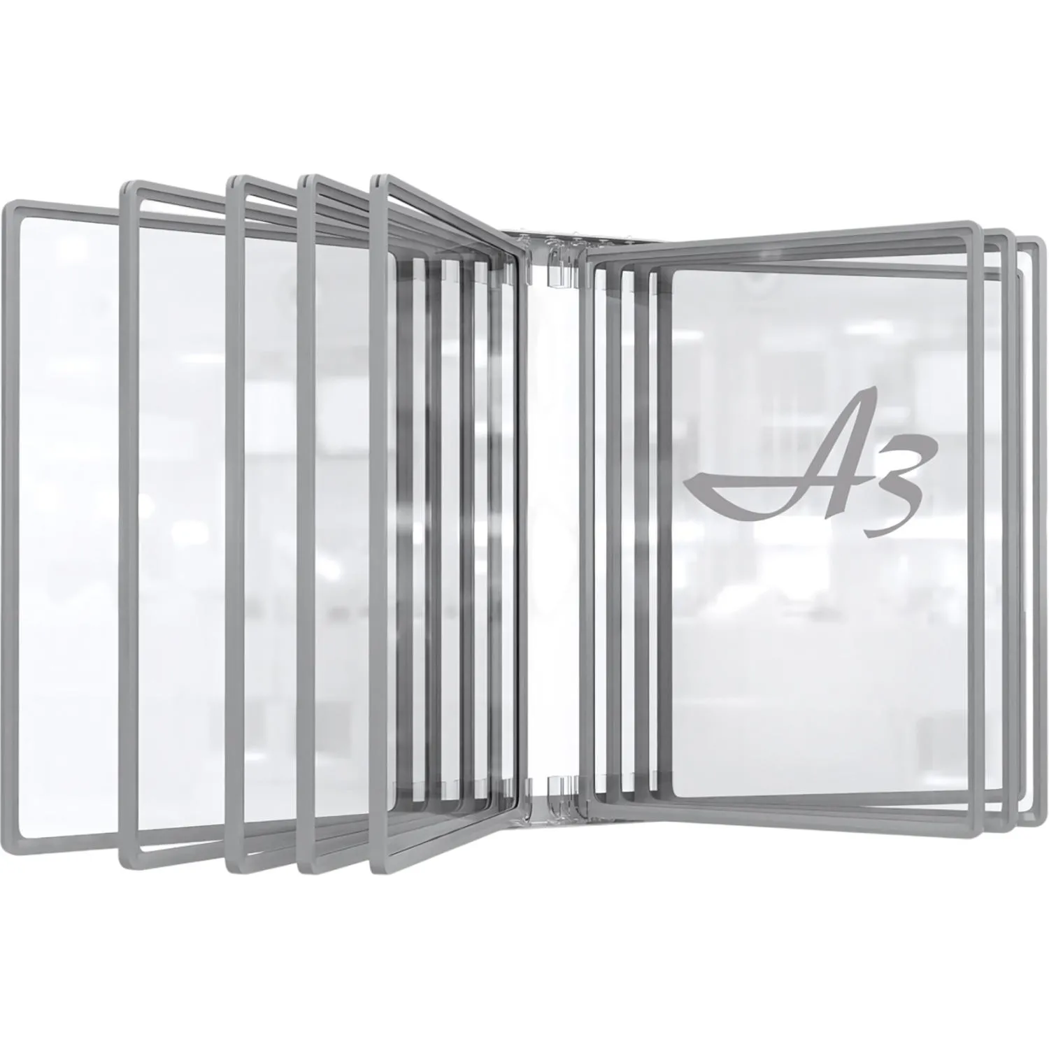 Демосистема настенная Promega office 10 панелей А3, пластик