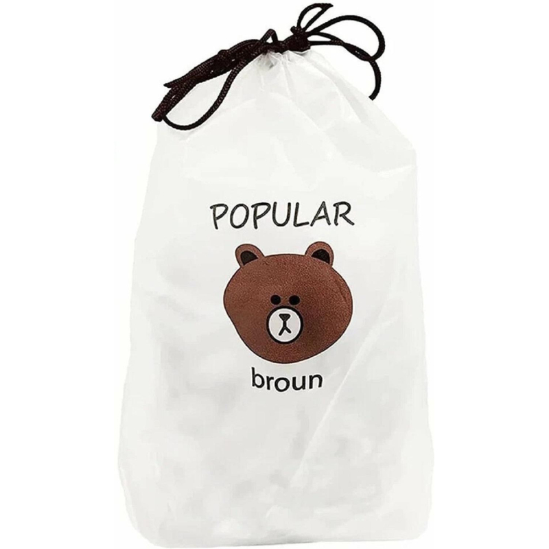 Пакет крышка для хранения продуктов на резинке ПНД диаметр до 40см 100шт/уп