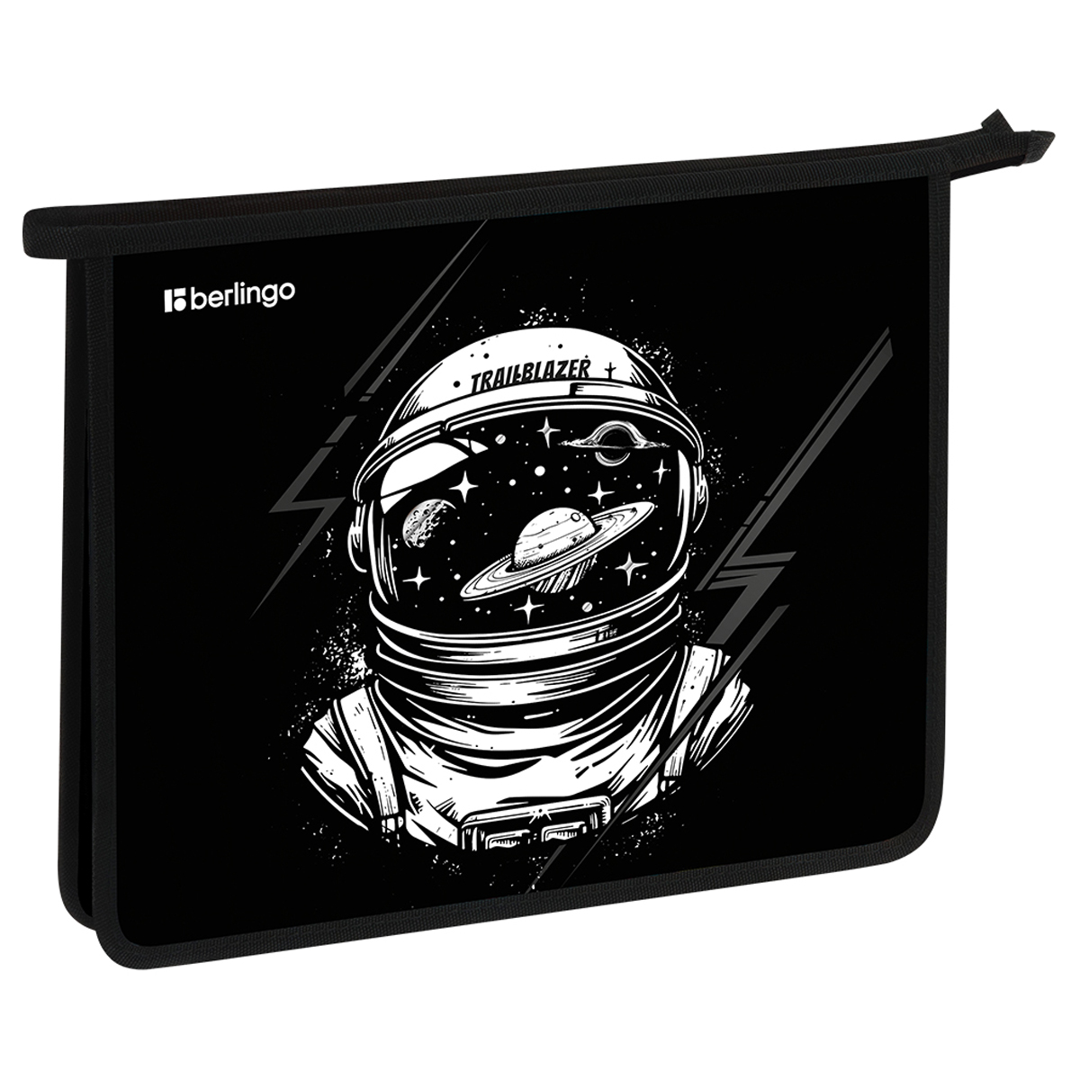 Папка для тетрадей 1 отделение, А5 Berlingo "Trailblazer", 240*205*40 мм, пластик, на молнии