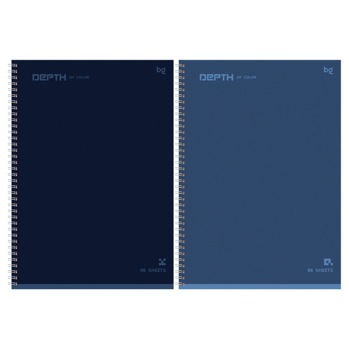 Тетрадь 96л., А4, клетка, на гребне BG "Depth of color"