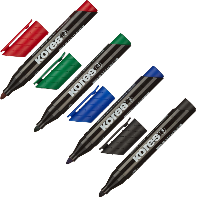 Набор маркеров KORES 1,5-3мм 4шт/уп 20943