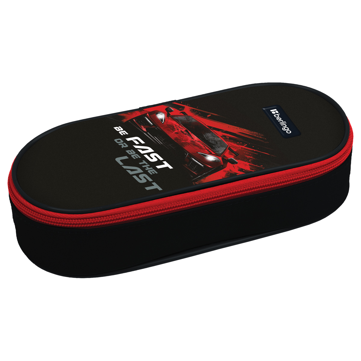 Пенал корпусный 1 отделение, 220*90*45 мм, Berlingo "Fast Track", полиэстер