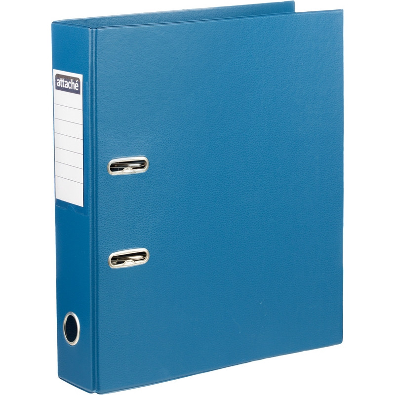 Папка-регистратор Attache 75мм, т.-синий, ПБП2,карм.кор