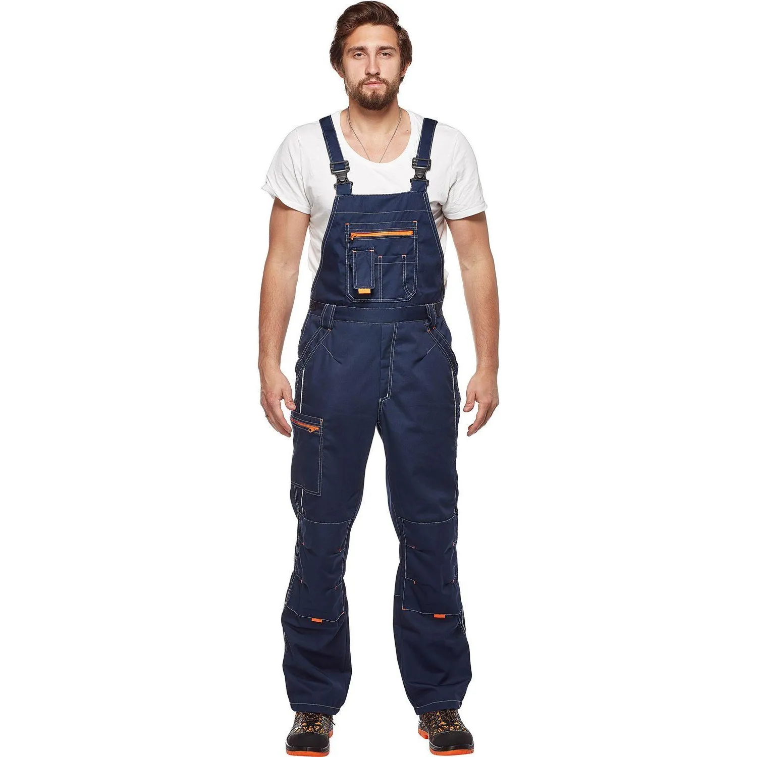 Полукомбинезон лет муж л34 т.син/вас 128-132/170-176 (мод.ПОЛ208)