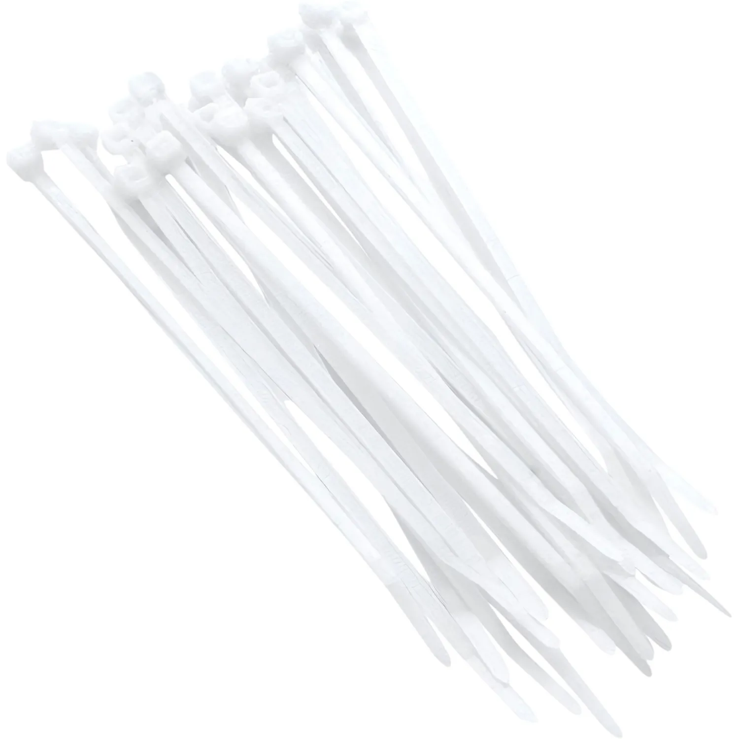 Стяжка (хомут) 350 мм х 4.8 мм, 100 шт, нейлон, Rexant, белый, 07-0350