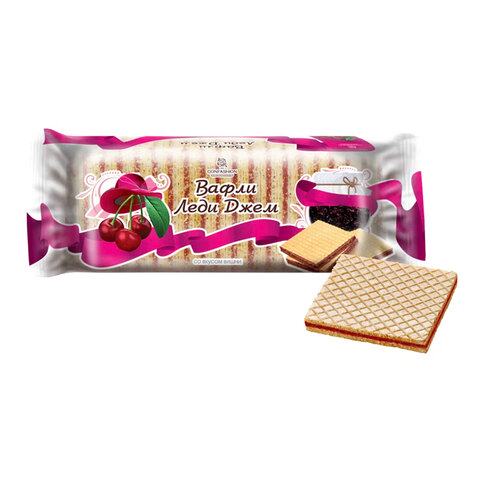 Вафли CONFASHION Ассорти вкусов крем-брюле, кофе с молоком, халва 250 г, УТ-00031159