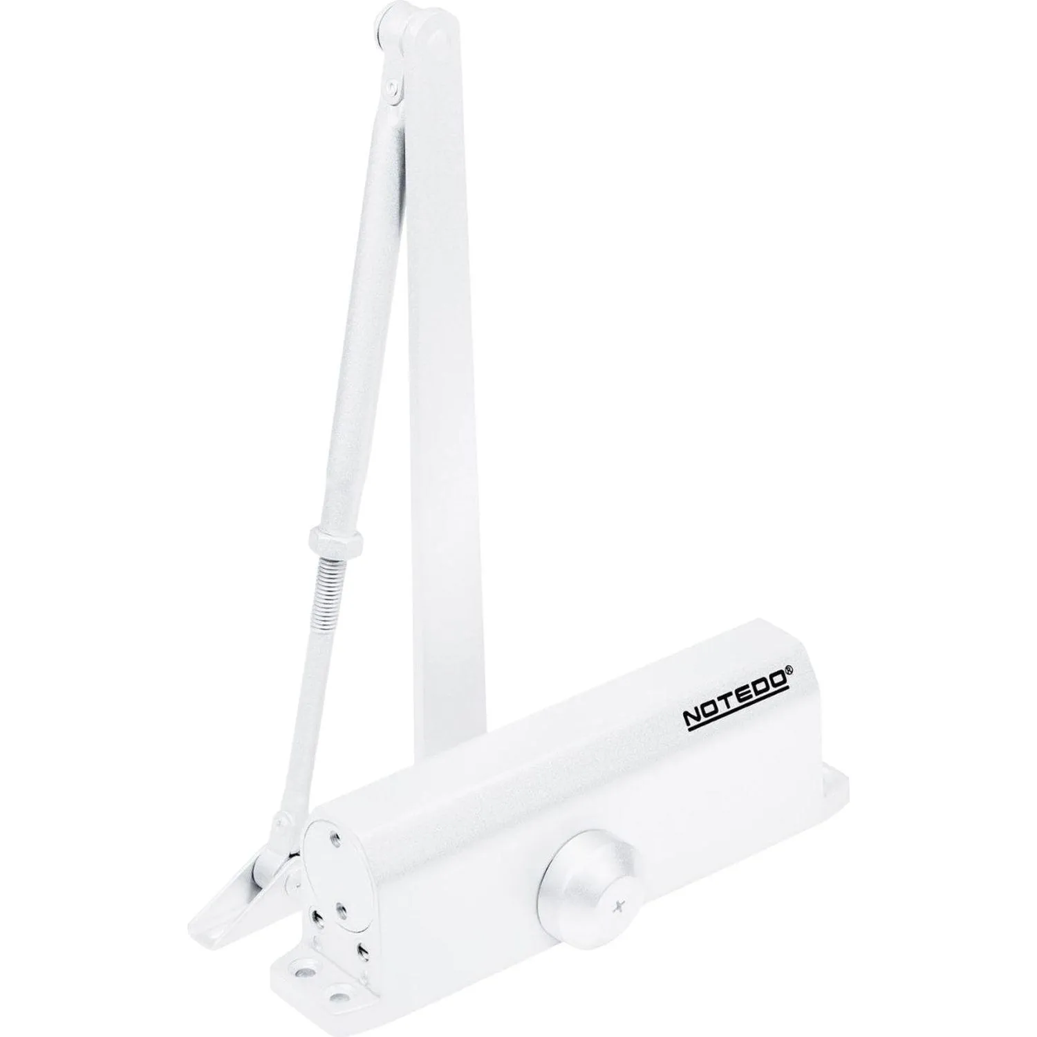 Доводчик дверной NOTEDO DC-150 легкий характер WHITE 100-150кг белый  (10)