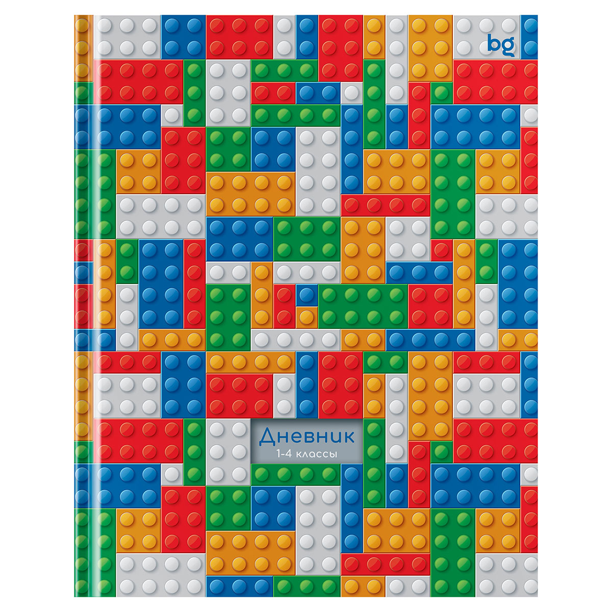 Дневник 1-4 кл. 48л. (твердый) BG "Конструктор", матовая ламинация, выб. лак