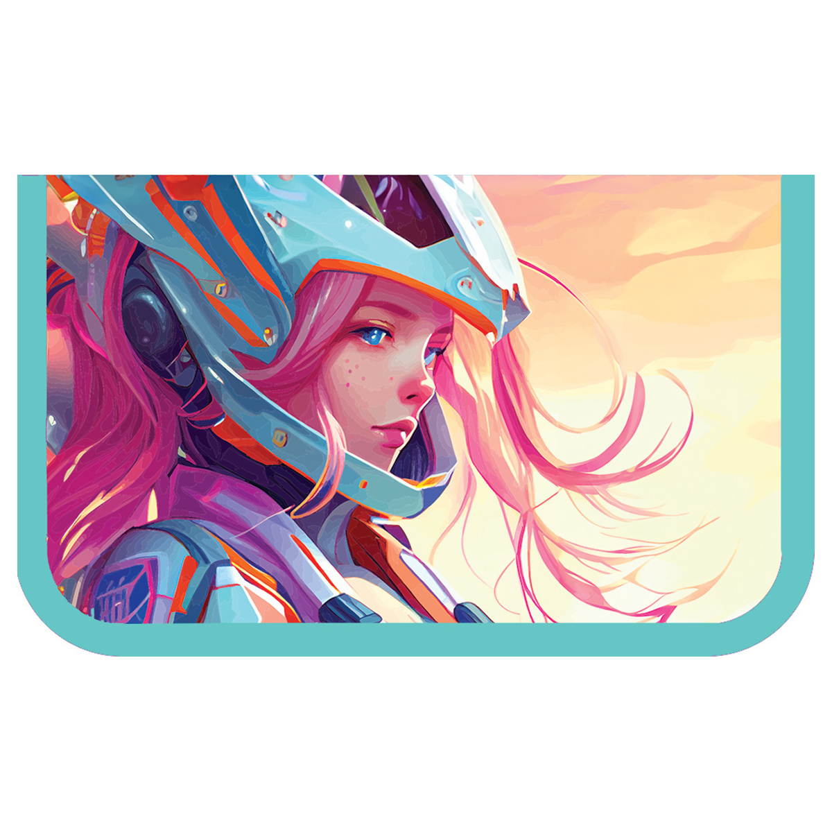 Пенал 1 отделение, 190*115 ArtSpace "Magic", ламинированный картон, софт-тач