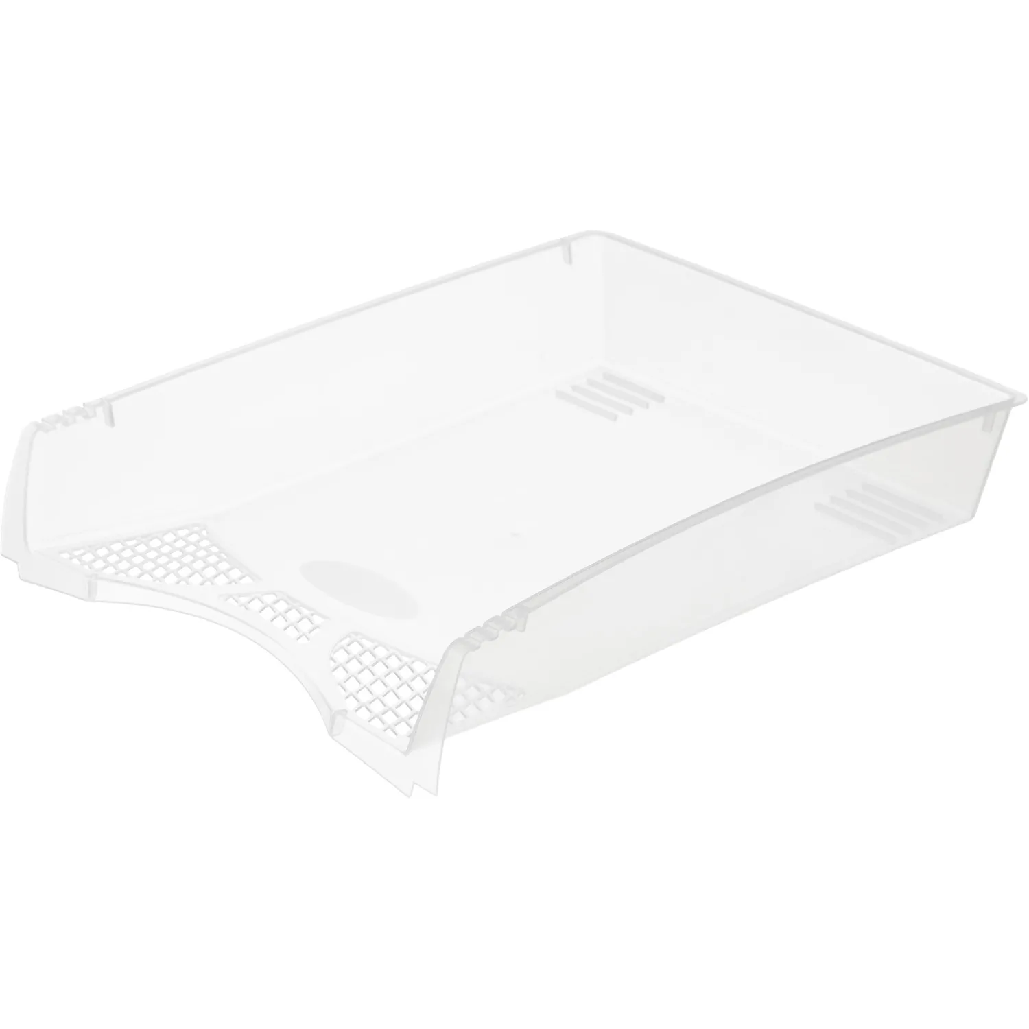 Лоток горизонтальный для бумаг Выбор есть прозрачный матовый