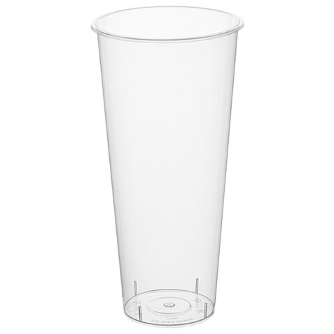 Стакан одноразовый 650 мл, пластиковый, матовый, Bubble Cup, СВЕРХПЛОТНЫЙ, ВЗЛП, 1022П