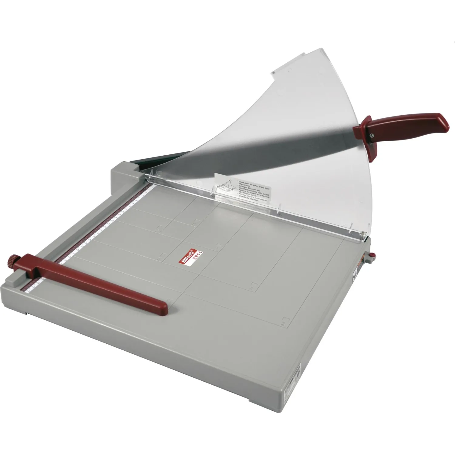 Резак для бумаги Kw-Trio 3911, А4, 385 мм, 10л., сабельный