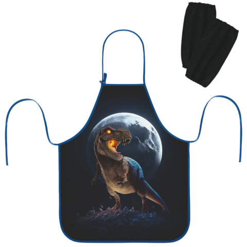 Накидка фартук с нарукавниками для труда ЮНЛАНДИЯ, 46х54 см, "Beware", 272466