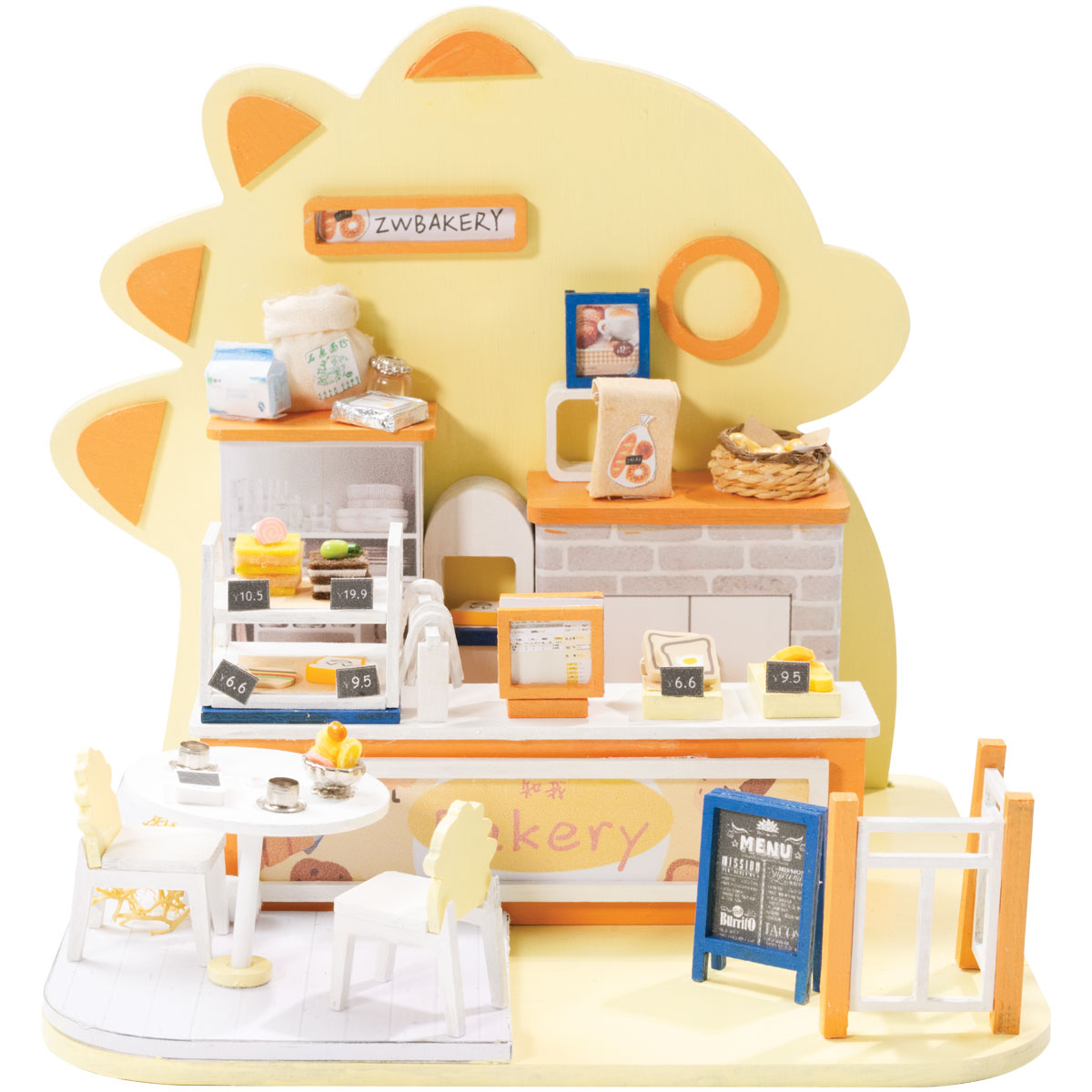 Сборная модель ТРИ СОВЫ, Румбокс "Кондитерская", 15*15*19см, картонная коробка