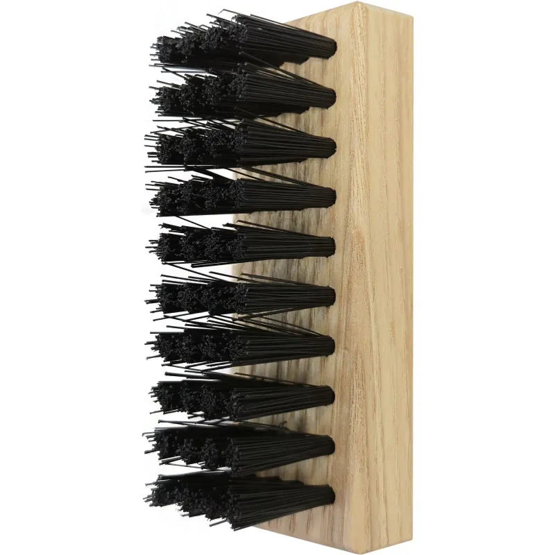 Щетка для кроссовок, деревянная, с искусственной щетиной, 89х30х15мм.,50700