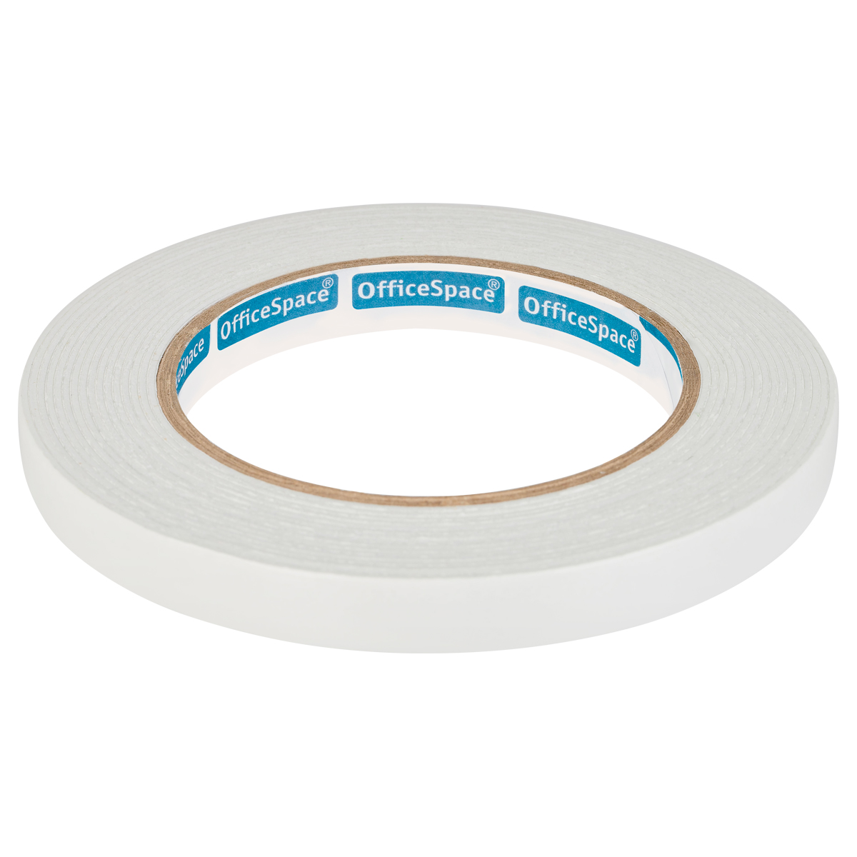 Клейкая лента двусторонняя OfficeSpace, 12мм*5м, на вспененной основе, 1мм